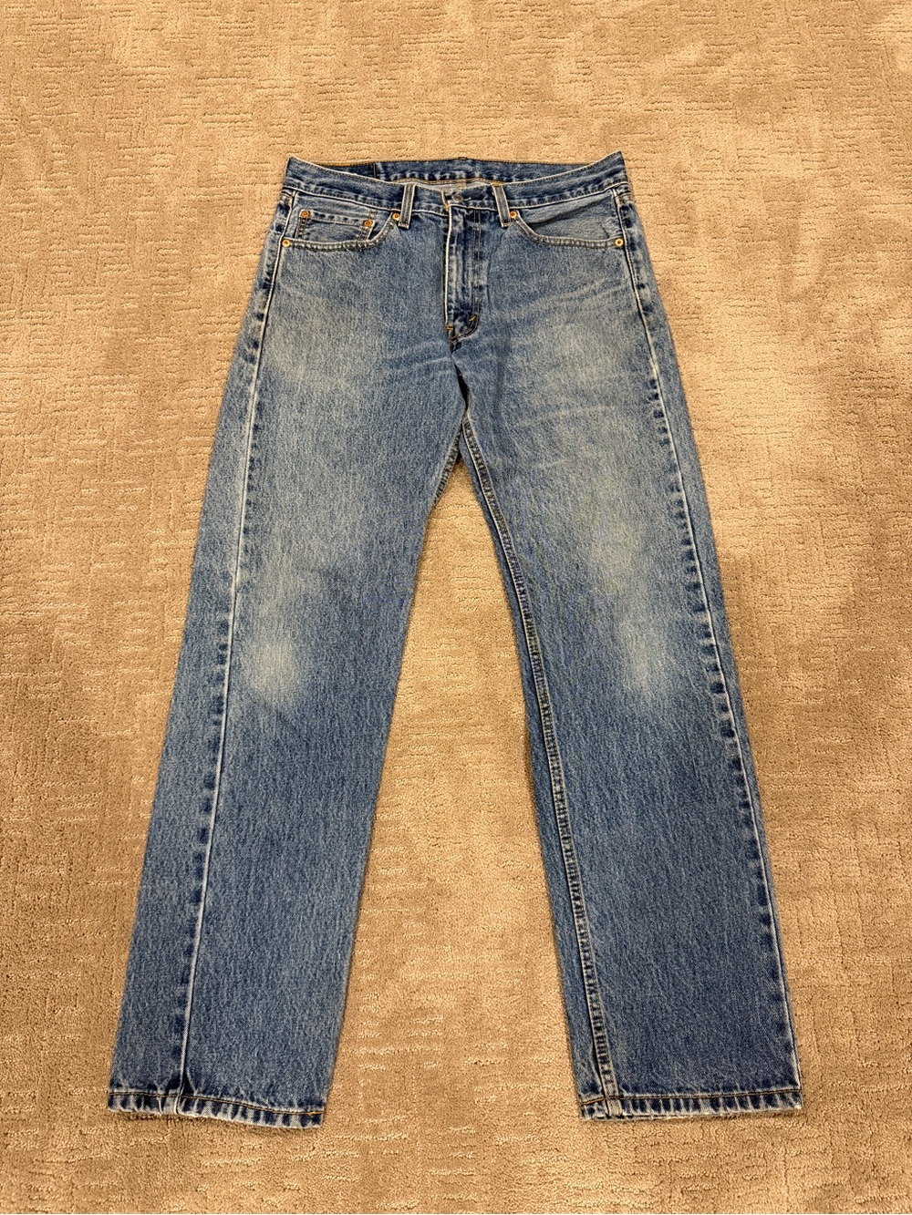 Levi & Strauss Men's 505 Jeans 33x32 Blue Denim